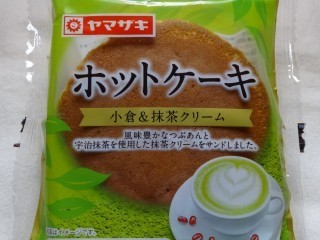 ヤマザキ ホットケーキ 小倉 抹茶クリーム パン吉の食日記