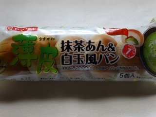 ヤマザキ 薄皮抹茶あん&白玉風パン(5個入).jpg