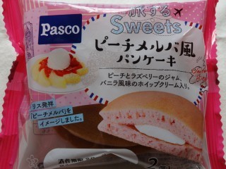 Pasco 旅するsweets ピーチメルバ風パンケーキ(2個入).jpg